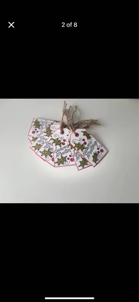 Christmas Gift Tags & Cards!!! Hand Crafted & GREAT FOR COMPANY image indicator(7)