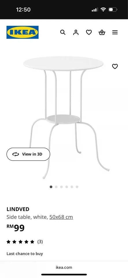 Bedside Tables - IKEA LINDVED 2 tables! image indicator(4)