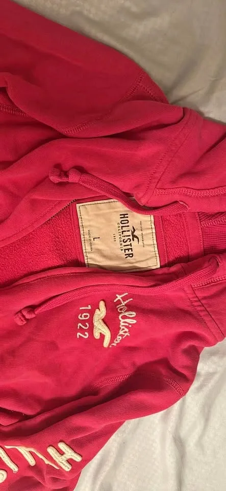 Vintage Pink Holister Hoodie- Woman’s Large, fits medium