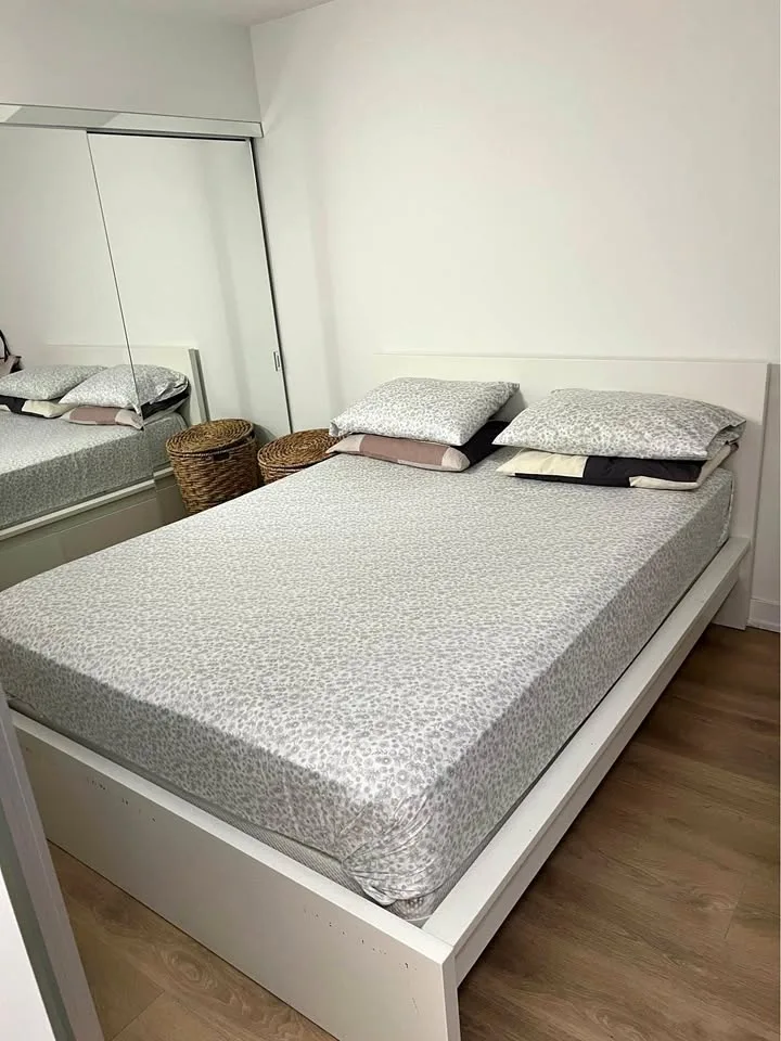 IKEA Malm Queen Bed with storage