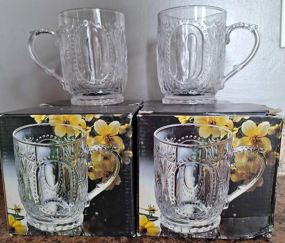 Floral 6 Piece Mugs