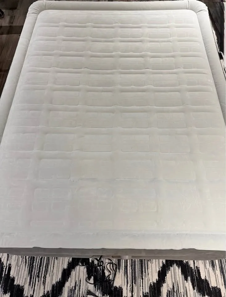 Woods Tritech Queen Air Mattress + Outbound Air Pump