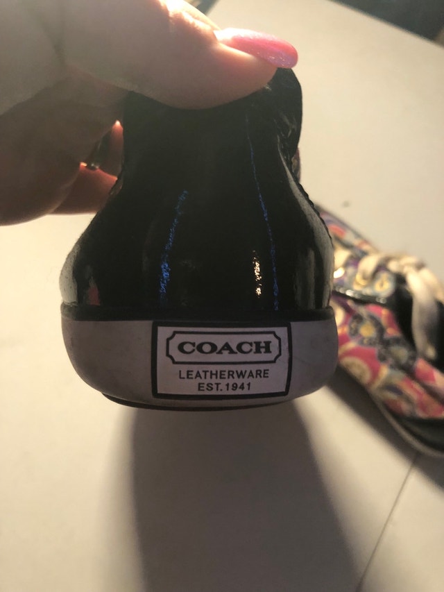 slightly used Coach shoes