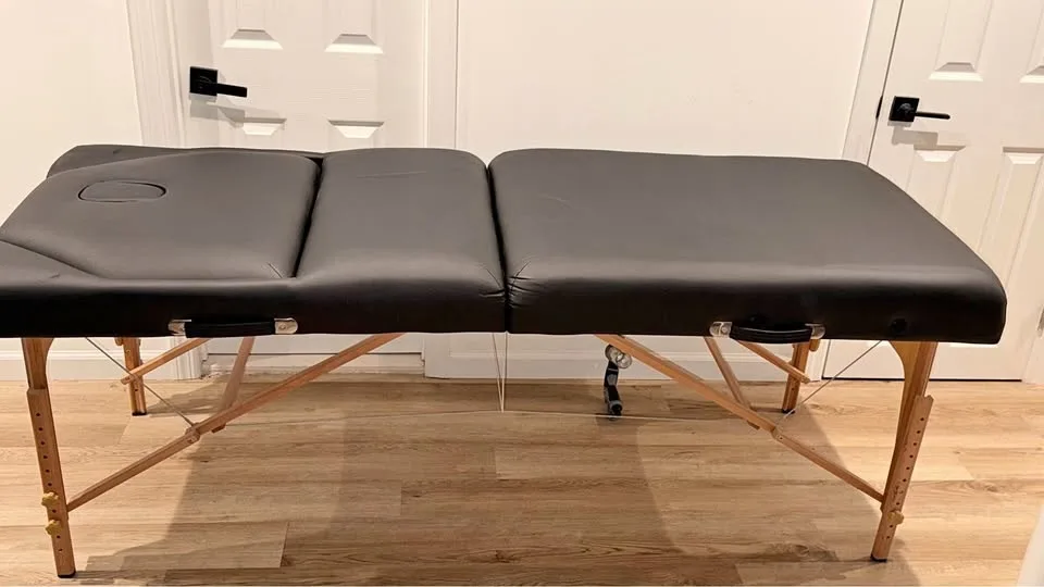Black Portable Massage Table