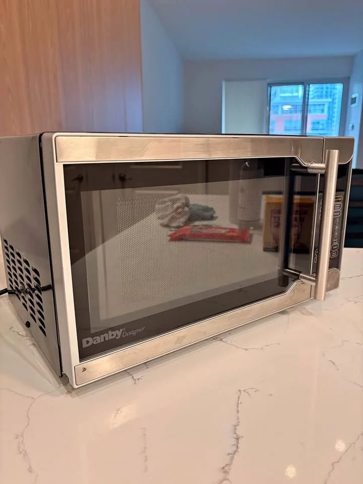 Stainless Steel Microwave - Clean & Working (Danby Designer)