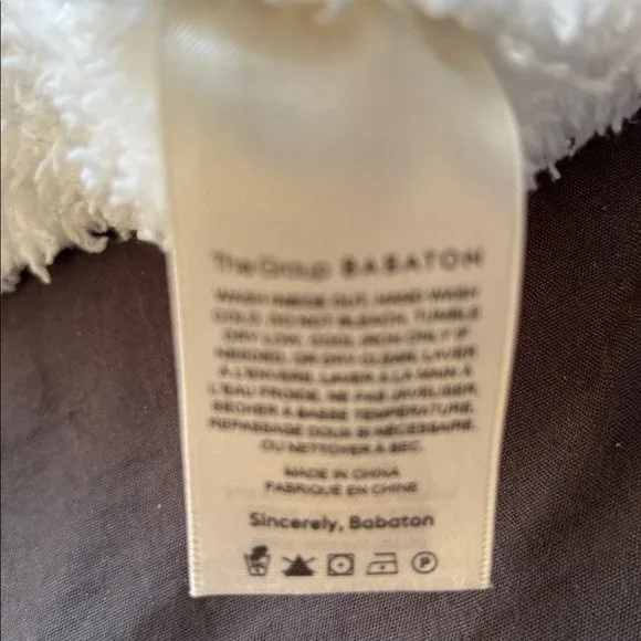 THE GROUP BABATON White Crop Lounge/Casual Tank image indicator(3)