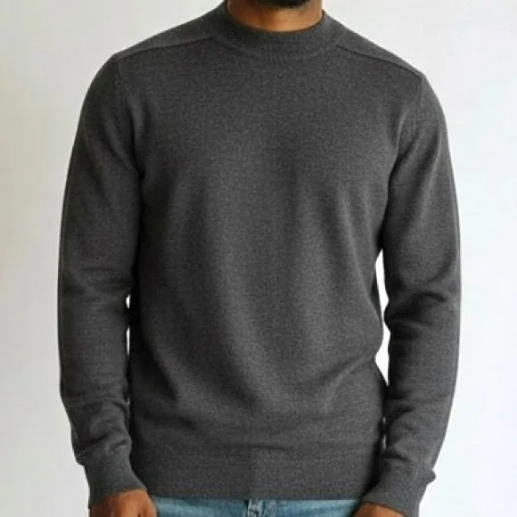 DENVER HAYES 2XL Grey Mock Turtleneck. See video