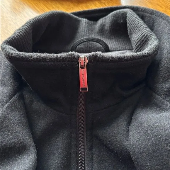 LONDON FOG Black Peacoat Wool/Polyester Blend image indicator(2)