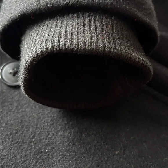 LONDON FOG Black Peacoat Wool/Polyester Blend image indicator(4)