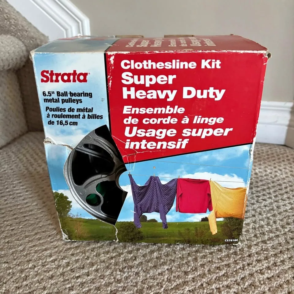 STRATA 150’ Clothesline Kit New in Box
