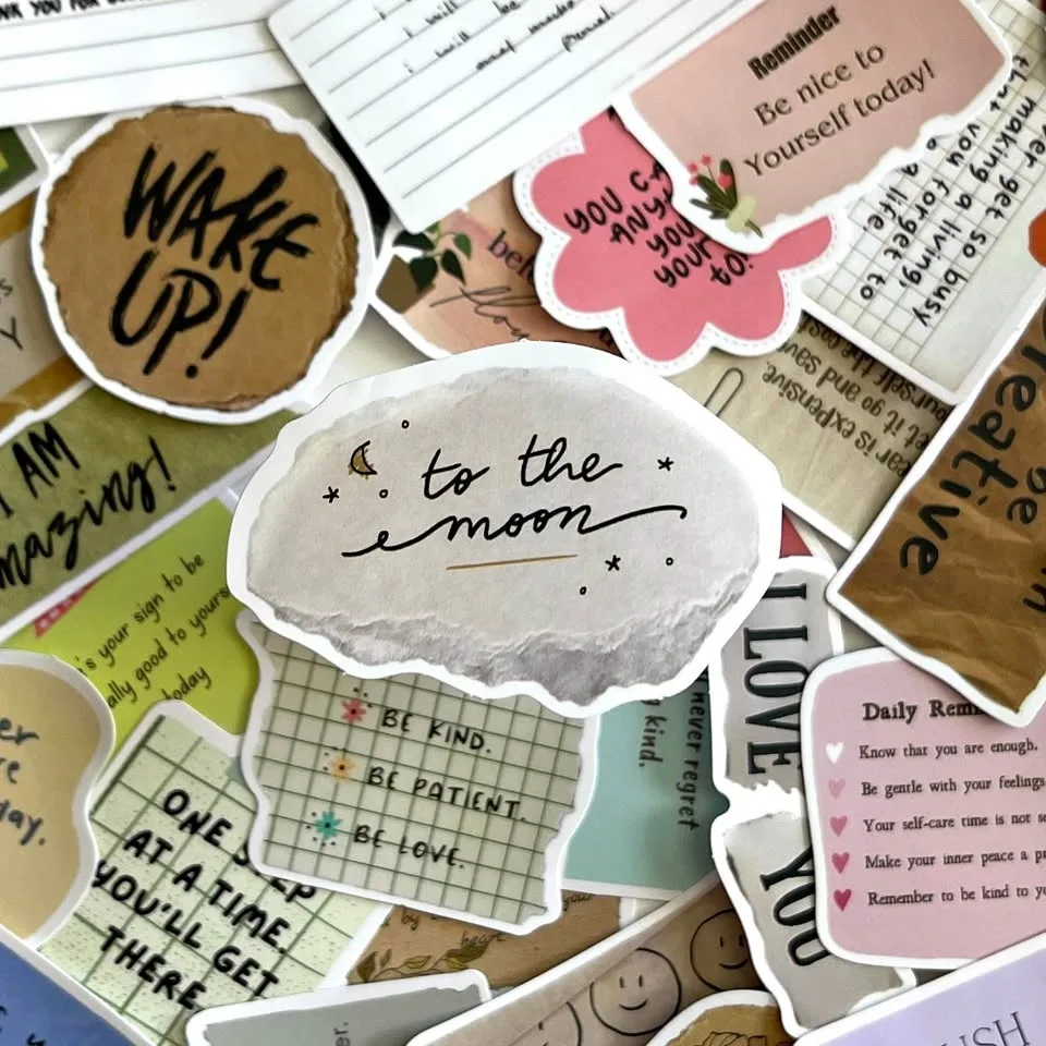 Pack of 50 You Are My Sunshine Inspirational Stickers