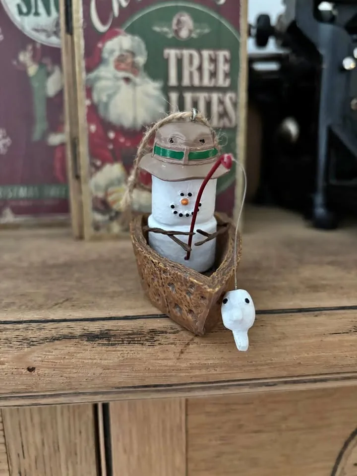S’mores Original 2010 Fishing Boat Ornament