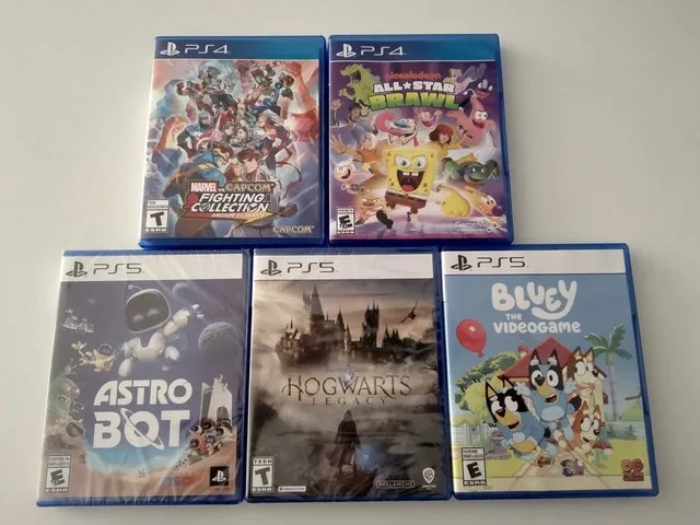 PS4 and PS5 games
