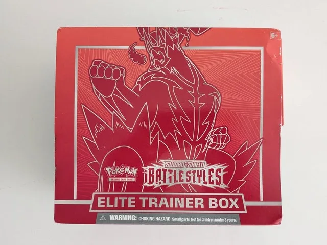 Brand New Pokemon Battle Styles Elite Trainer Box Red