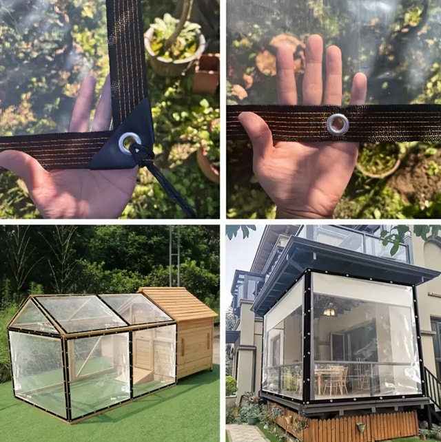 Transparent Plastic Covering Waterproof Dust-Proof Plastic Sheet - photo 3