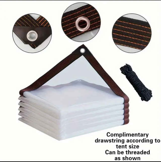 Transparent Plastic Covering Waterproof Dust-Proof Plastic Sheet - photo 4