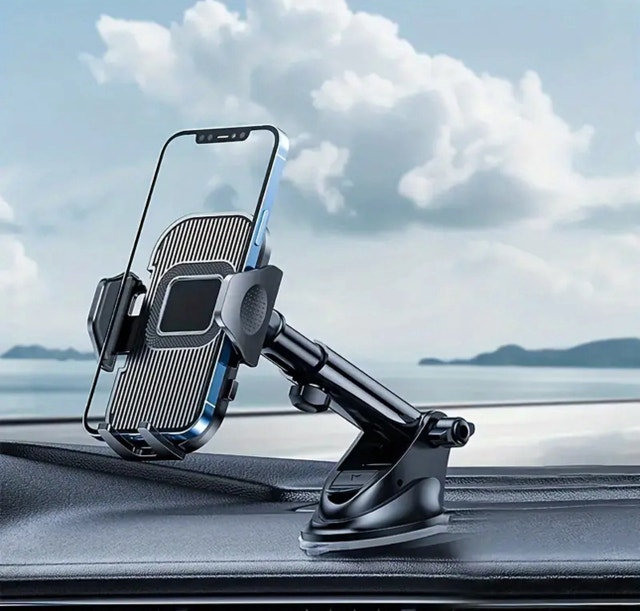 Car Suction Cup Navigation Bracket Telescopic Rod Universal