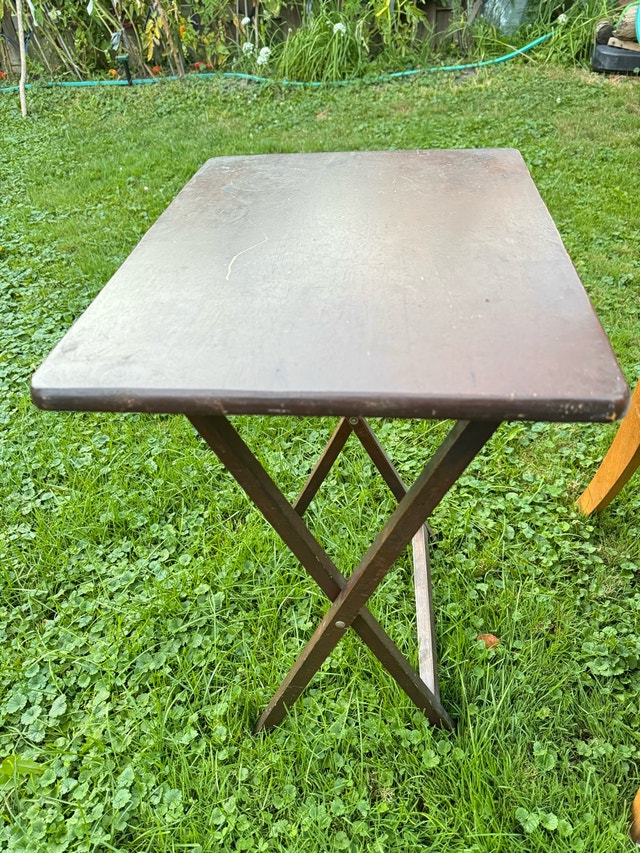 small table side table coffee table folding outdoor activity - photo 2
