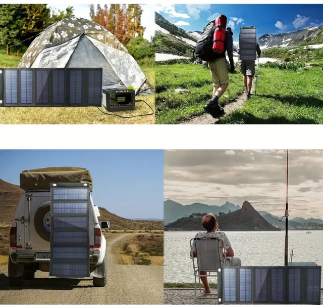 40W Portable Foldable Solar Panel Charger - photo 5