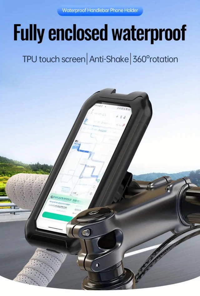 Waterproof Handlebar Phone Holder