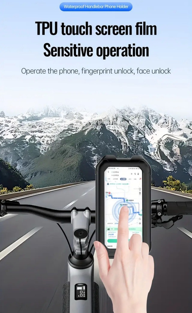 Waterproof Handlebar Phone Holder - photo 2