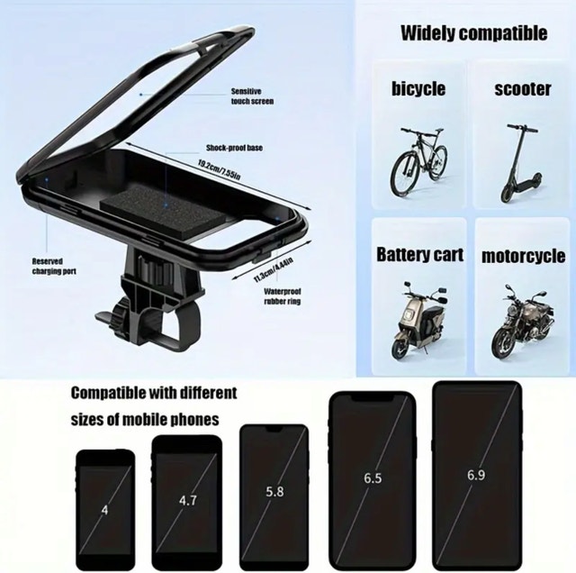 Waterproof Handlebar Phone Holder - photo 5