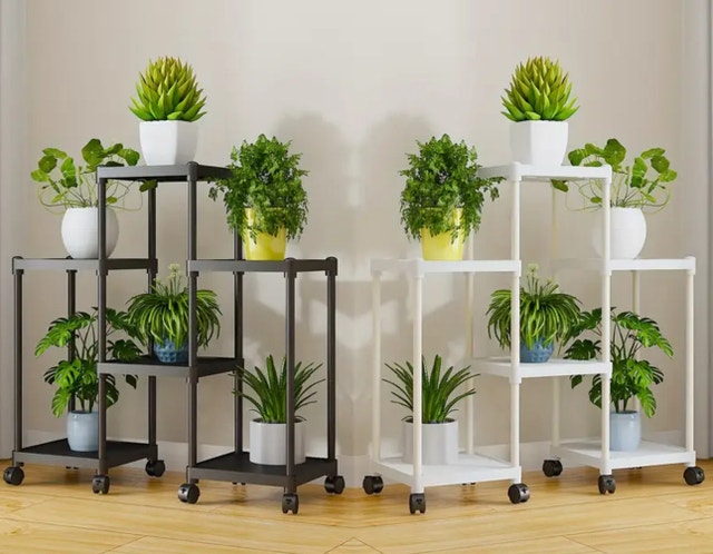 Six Tier Rolling Plant Stand brand new