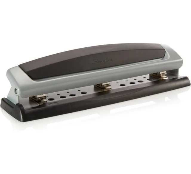 3 Hole Punch, Black