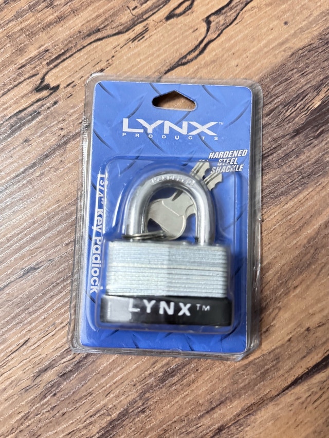 LYNX Products 1 3/4" Key Padlock