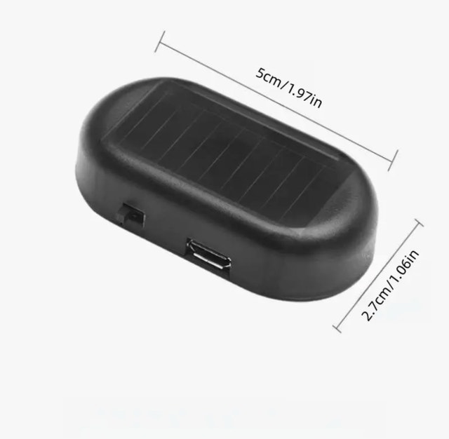 LED Solar Powered fake security Anti-Theft Car Light - photo 5
