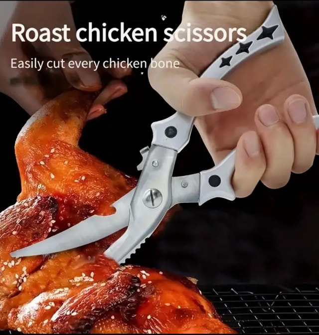 Roast Chicken Shears, Poultry Scissors - photo 2