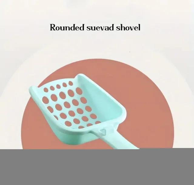 Cute Cat Litter Scoop - Light Blue image indicator(2)