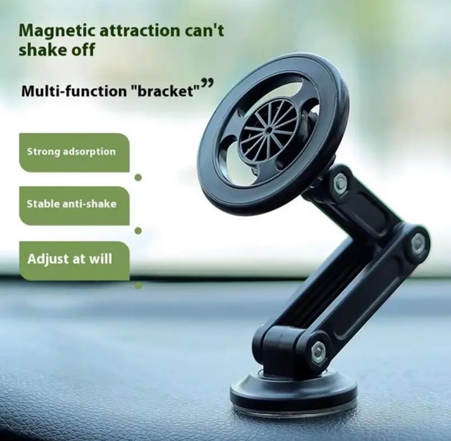 Magnetic Phone Mount Holder for Car, Desk, or Home - photo 2