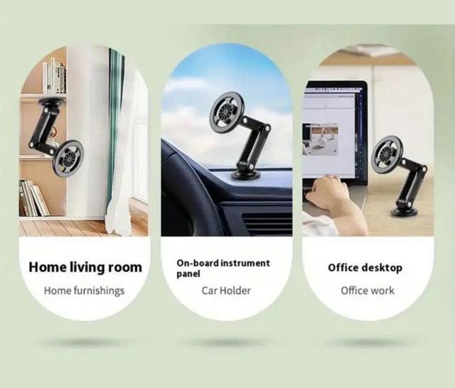 Magnetic Phone Mount Holder for Car, Desk, or Home - photo 4
