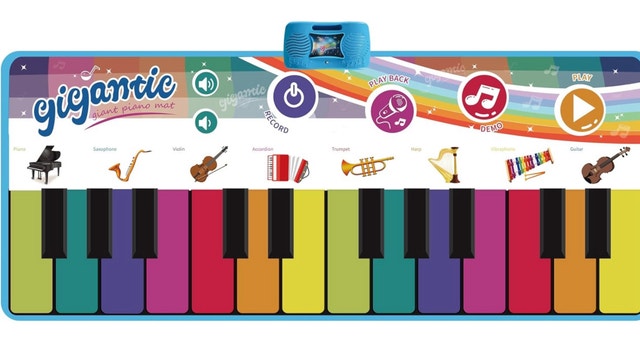 ConCerto Floor Piano Mat for Kids & Toddlers, Giant Piano Mat, 2