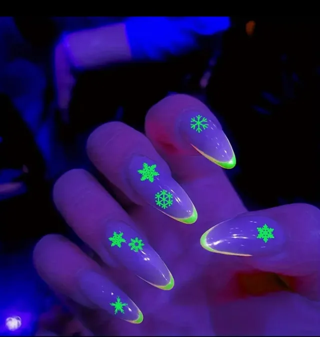 1 Sheet Glow in The Dark Nail Art Sticker