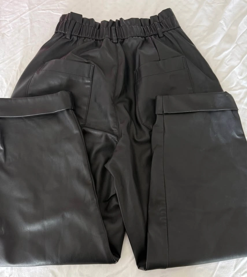 ZARA HIGHWAIST FAUX LEATHR PANTS - photo 3