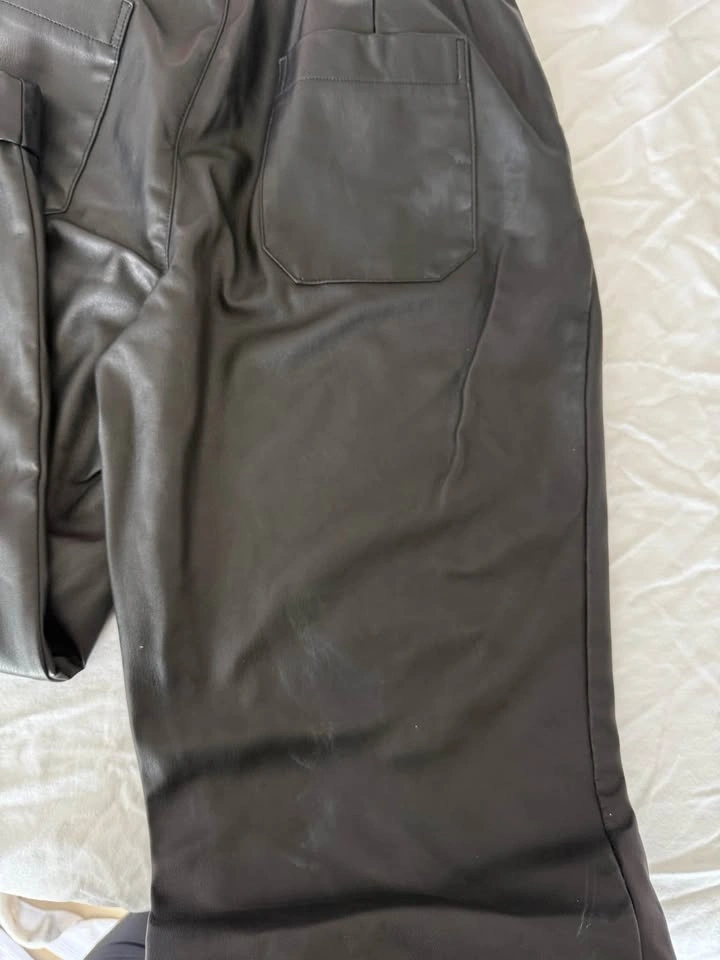 ZARA HIGHWAIST FAUX LEATHR PANTS - photo 5