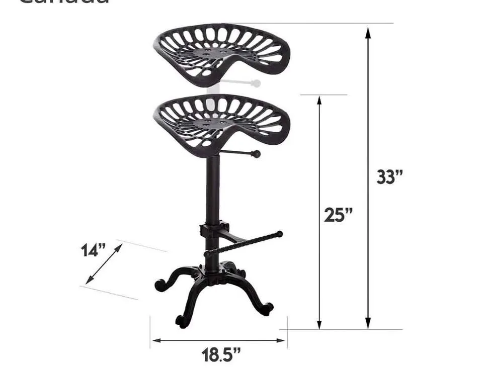 NACH Adjustable Tractor Seat Stool