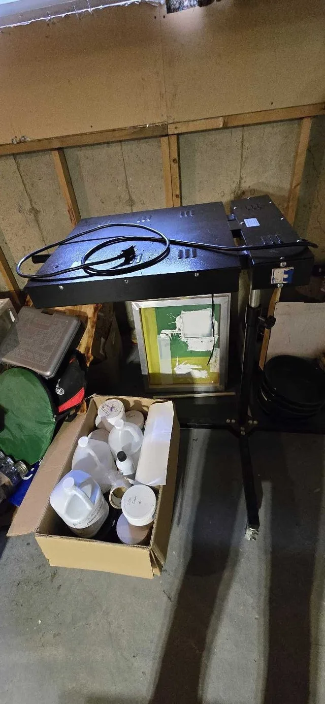 Screen printing / Flash Dryer / Ink and cleaners/ Screens image indicator(5)