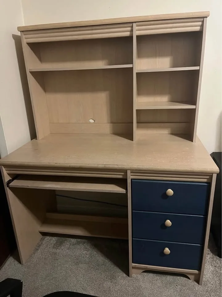 Study table with hutch and chair image indicator(2)