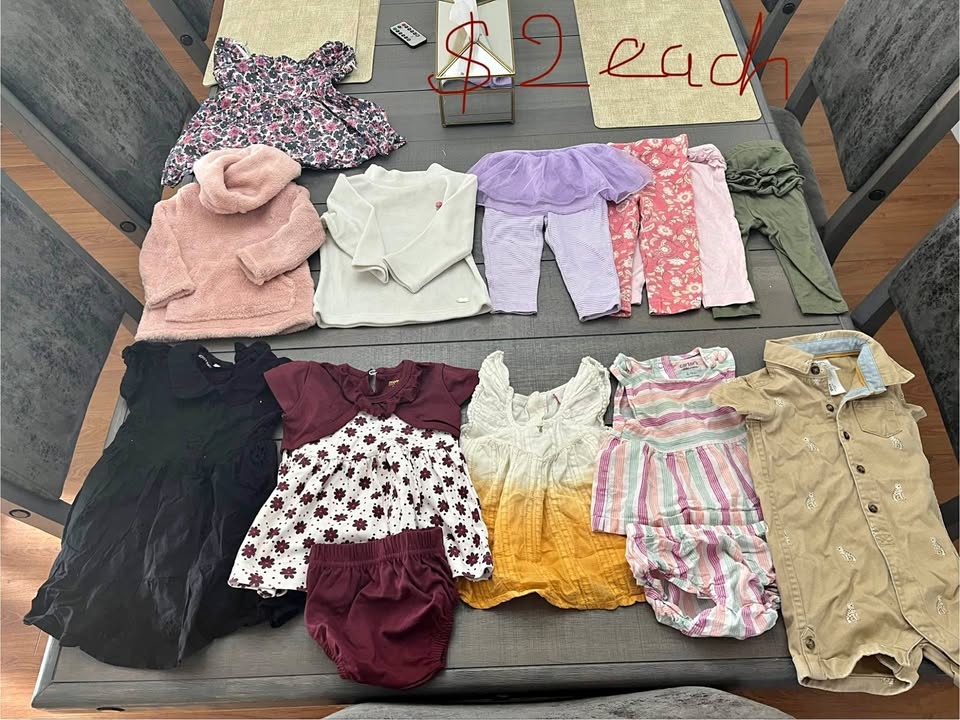 Baby girl clothes 6-9 months