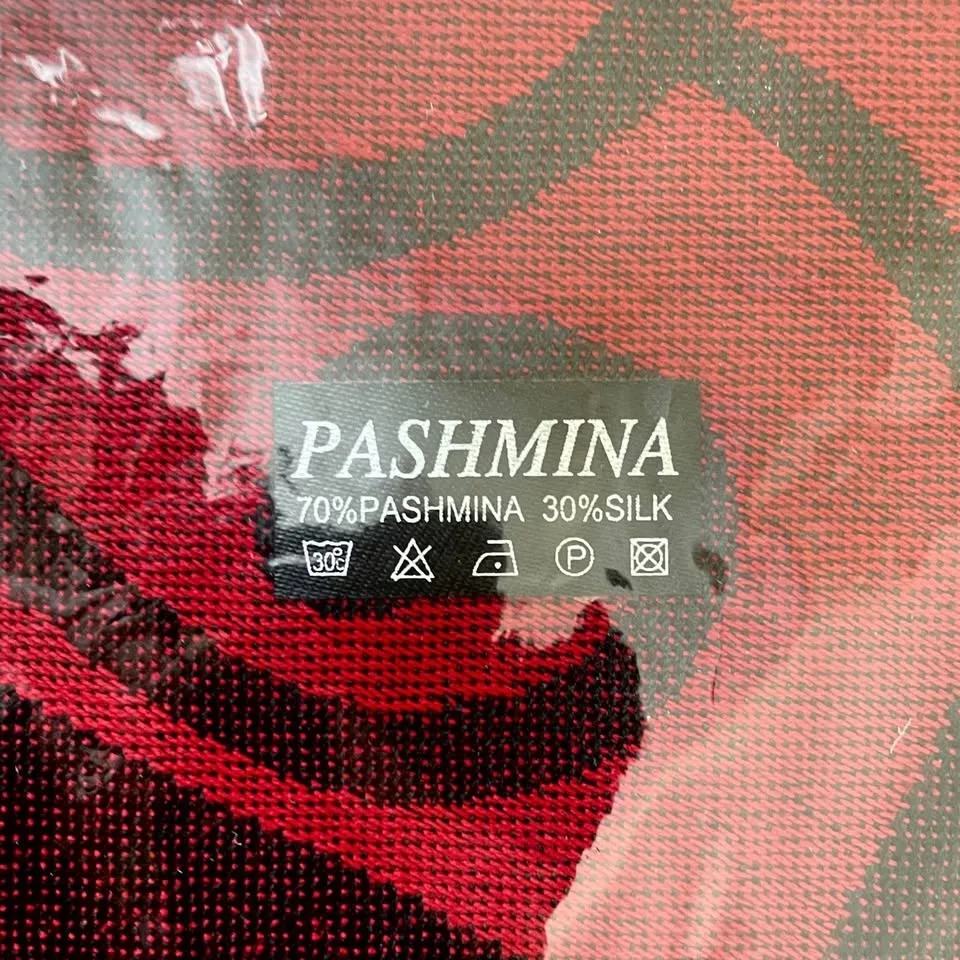 Luxury Pashmina & Silk Scarf/Shawl image indicator(2)