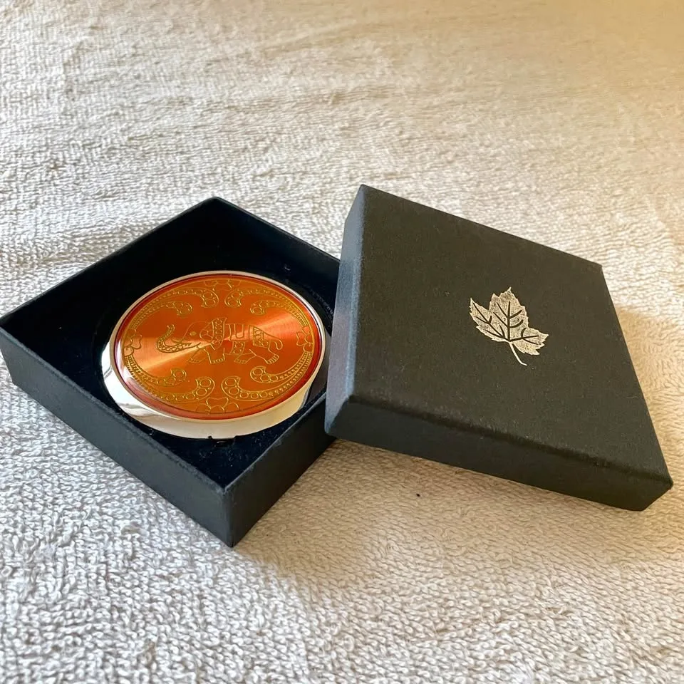 🎄Double-Sided Compact Mirror “Elephant” image indicator(2)