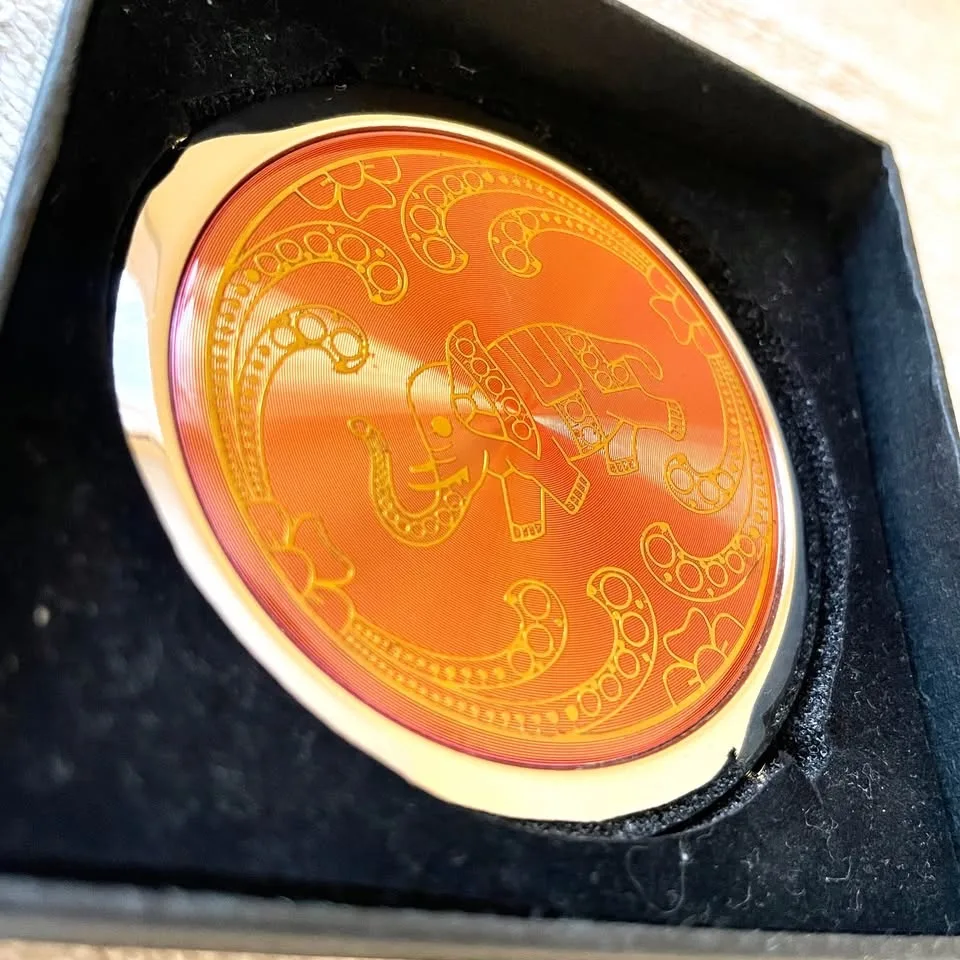 🎄Double-Sided Compact Mirror “Elephant” image indicator(10)