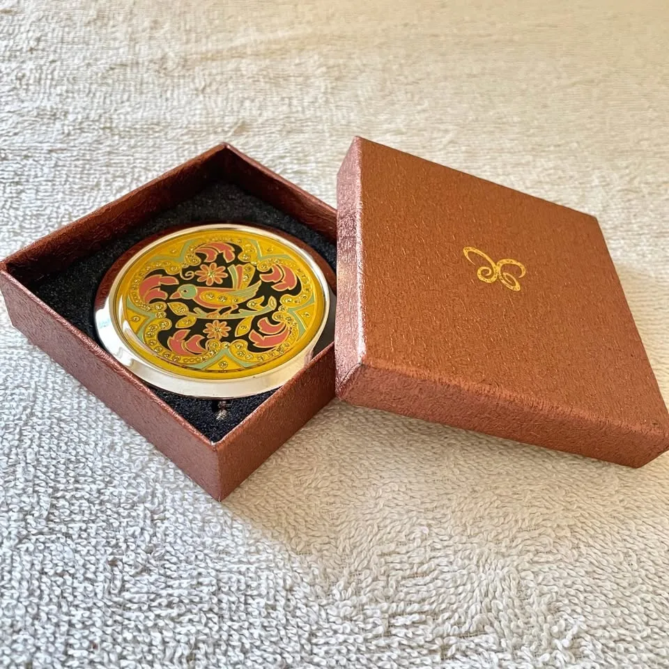 🎄Double-Sided Compact Mirror “Bird” image indicator(2)