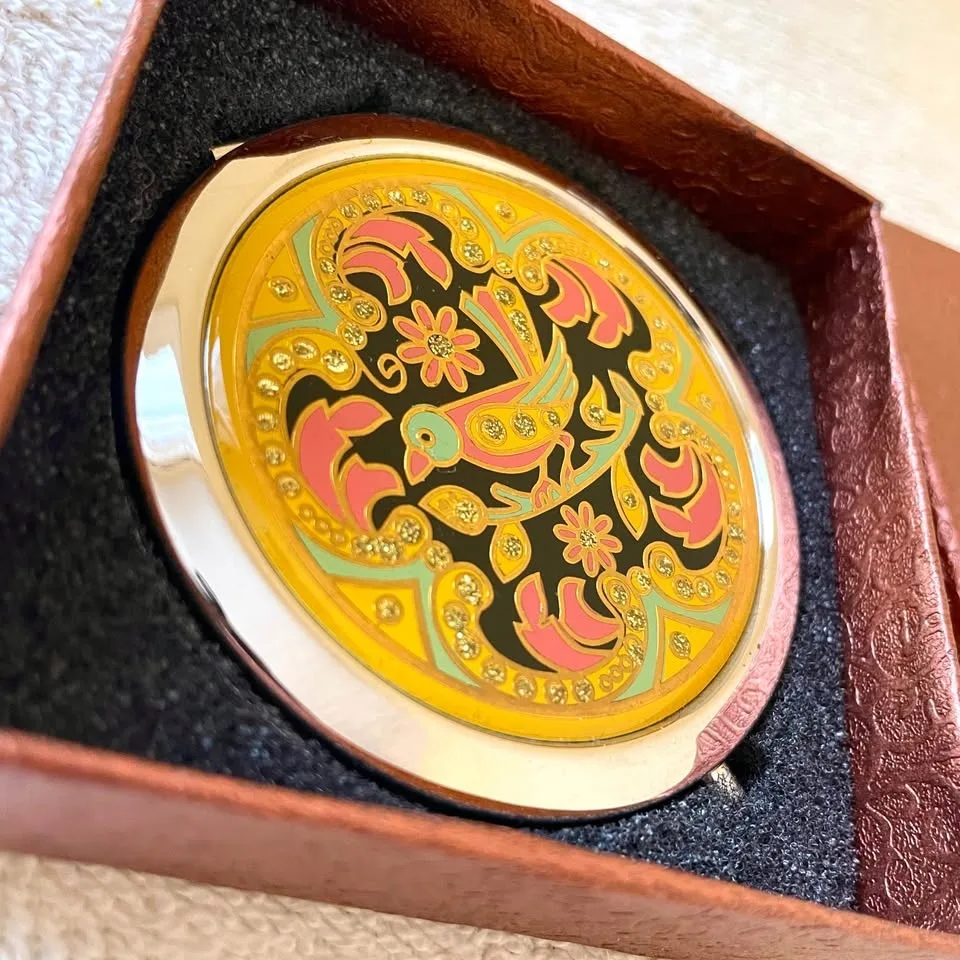 🎄Double-Sided Compact Mirror “Bird” image indicator(3)