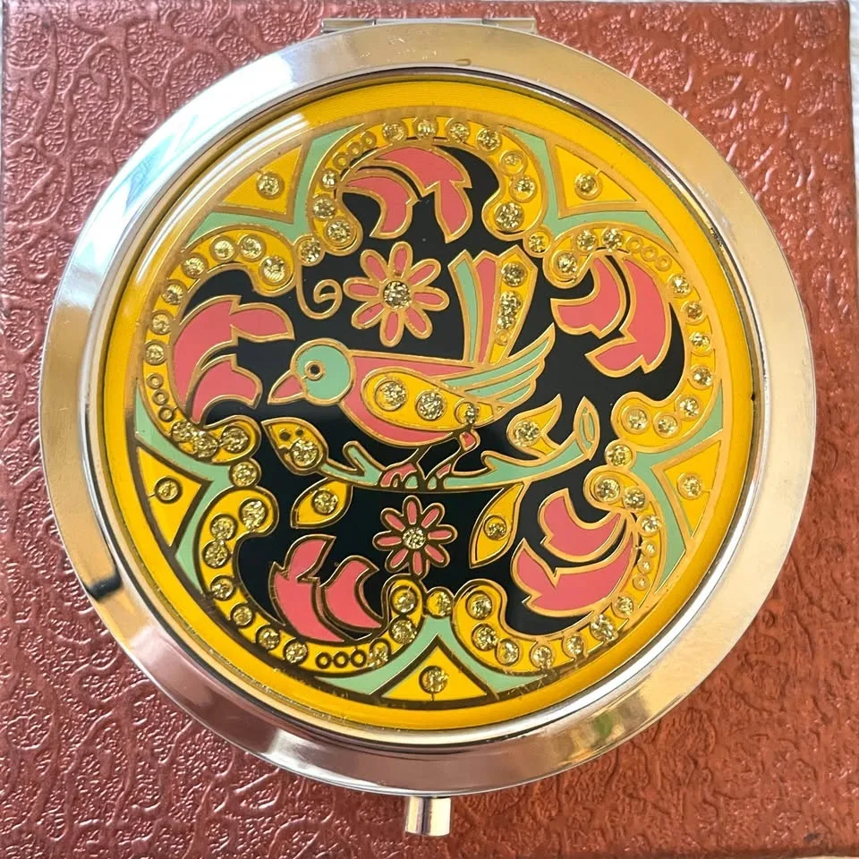 🎄Double-Sided Compact Mirror “Bird” image indicator(9)