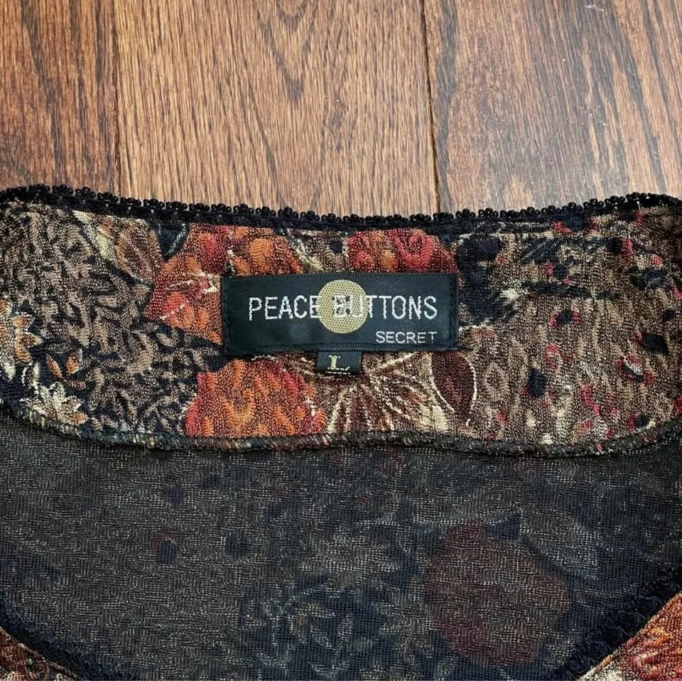 80s Floral Tapestry Blazer with Shoulder Pads image indicator(2)