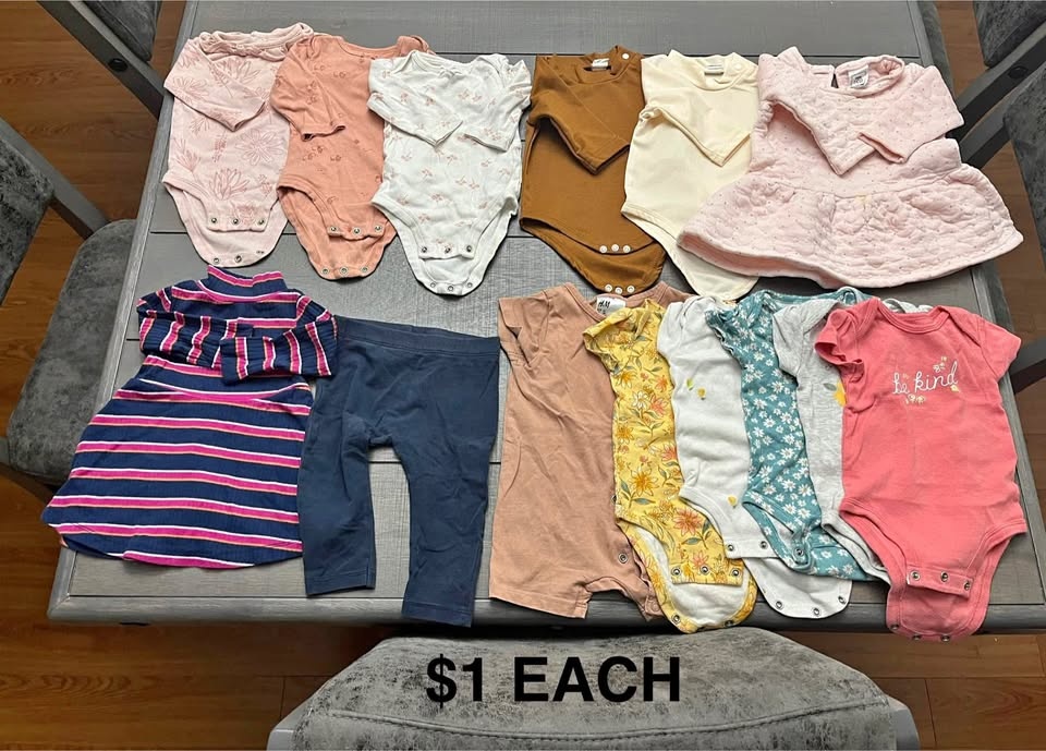 Baby girl 0-3 months clothes